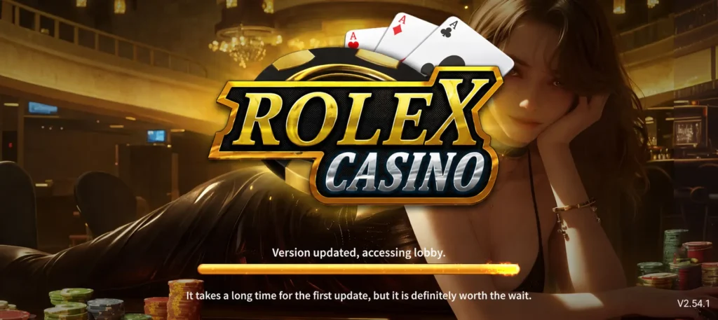 Rolex casino interface