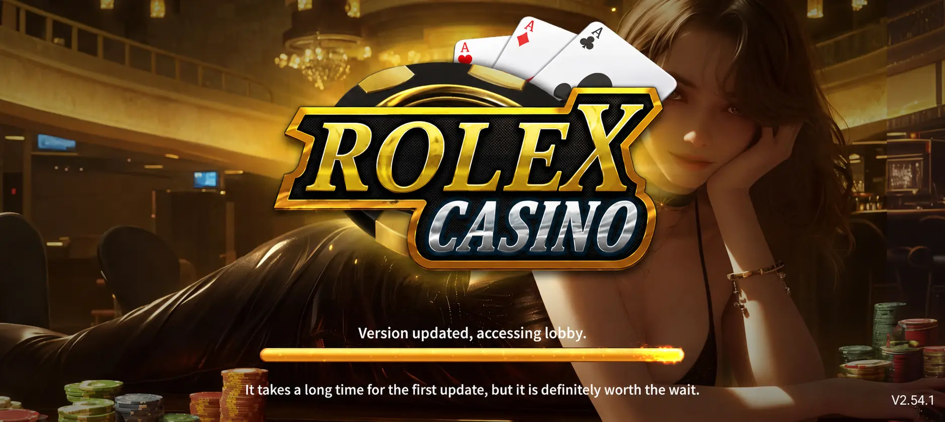 Rolex Casino App Interface